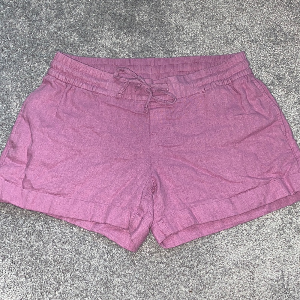 Old navy XS purple shorts with tie